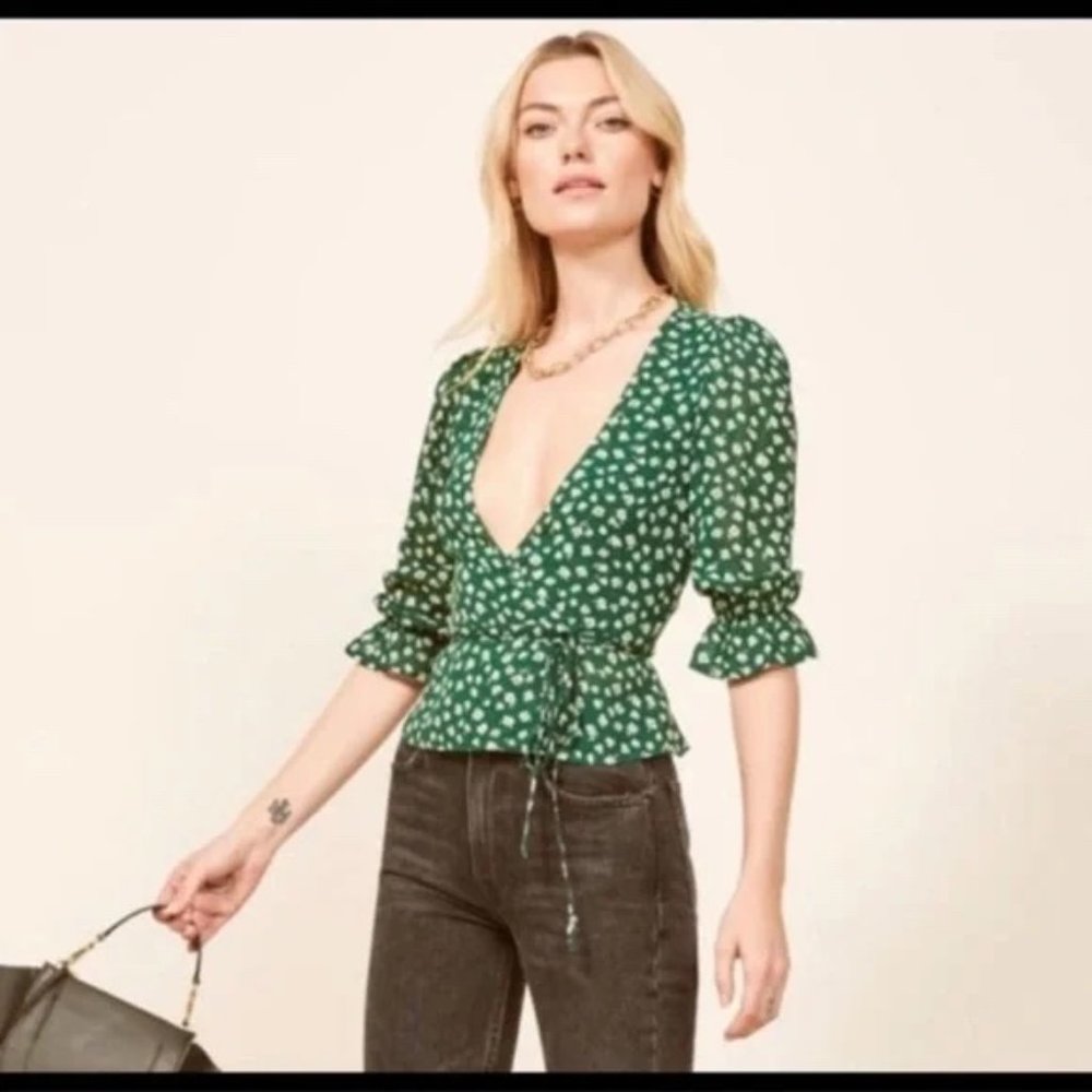 NWT Reformation Emma Top ~ Size Small